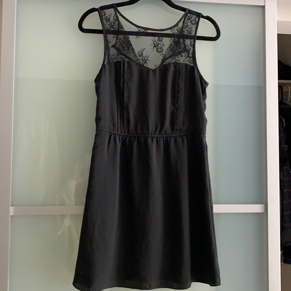 Black lace dress